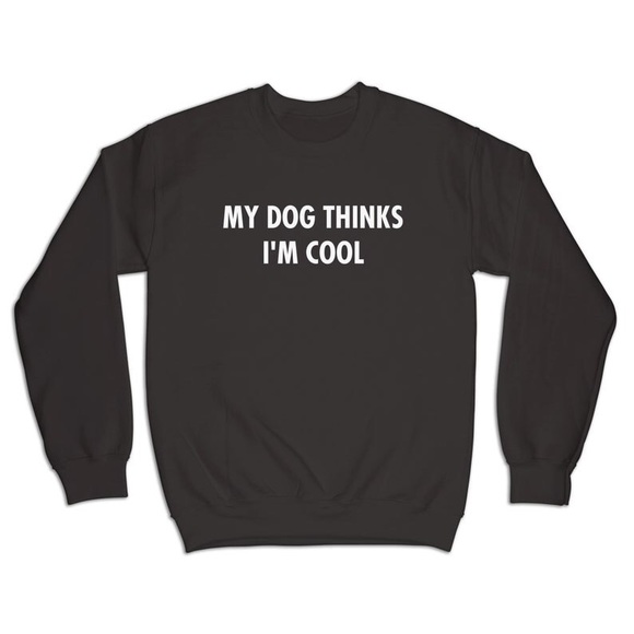 Women’s Sweater Crew-neck Sweatshirt Dog Mom Gift - Picture 1 of 2